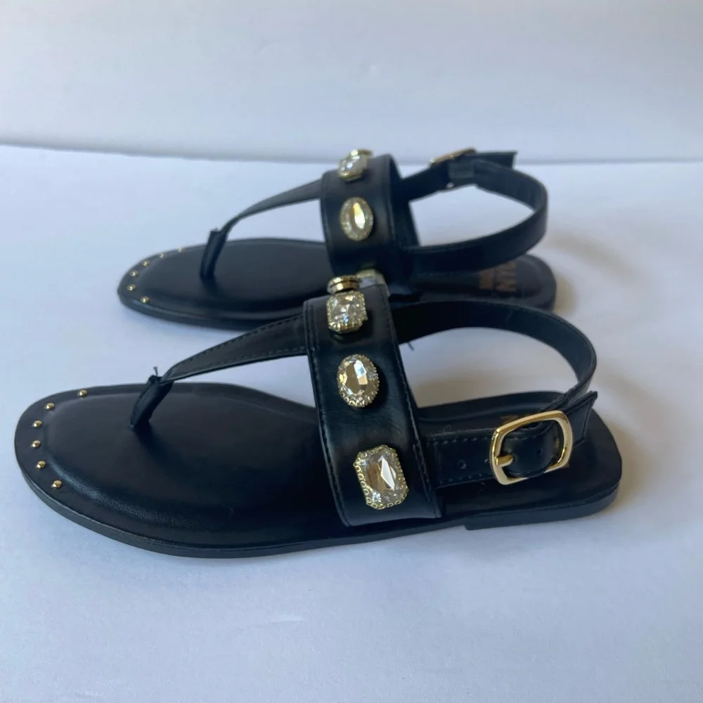 New Madden NYC Studded Sandals Girls Size 2 New no tags
